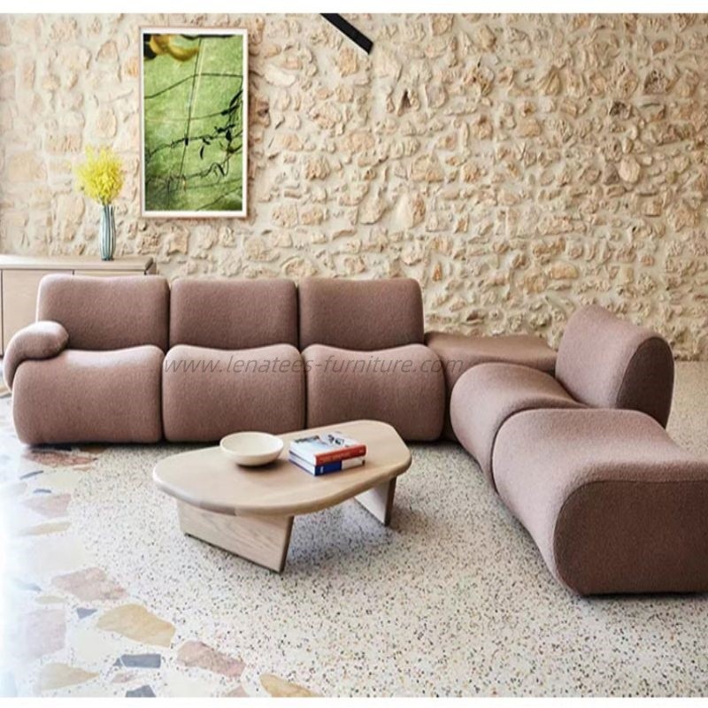 Modern lyx komprimerad soffa