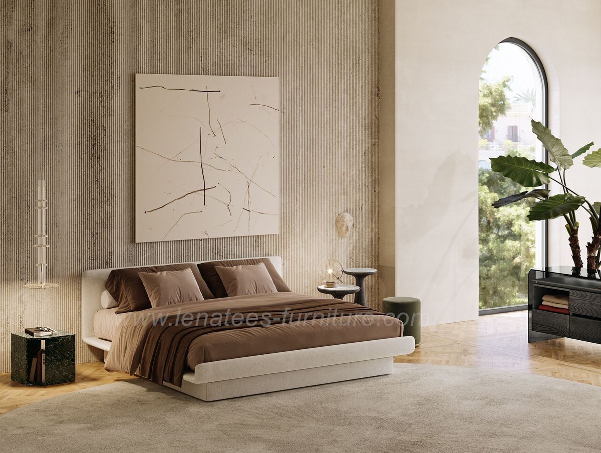 Nyligen designade italienska klädda säng