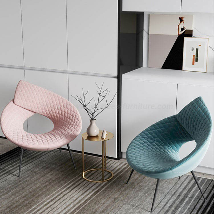 Nordic Net Röd Grön Rosa Lounge Chair