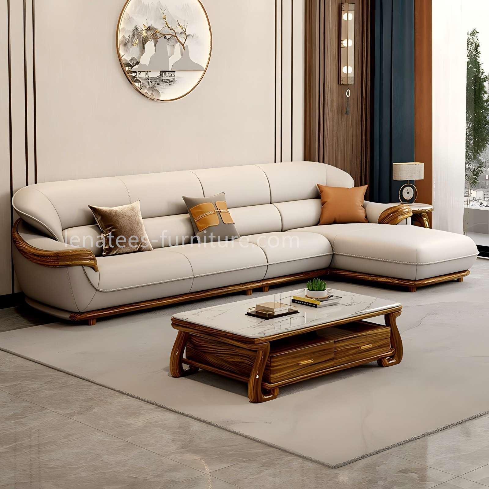 Zingana lädersoffa SF-355